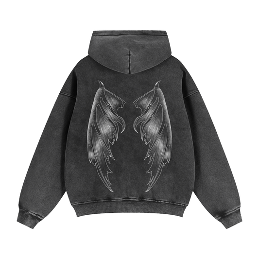 Devil Wings Zip-up Hoodie